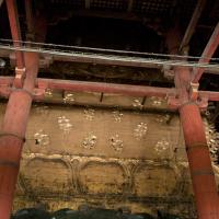 Todaiji - Great Buddha Hall (Daibutsen), Interior: Rear View of Kokuzo Bosatsu, Detail