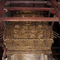 Todaiji - Great Buddha Hall (Daibutsen), Interior: Rear View of Daibutsu