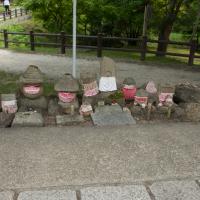 Todaiji - Exterior: Stone Jizo Statues 