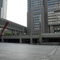 Tokyo Metropolitan Government Building (Tokyo City Hall) - Exterior: Citizens' Plaza and Tokyo Metropolitan Government Building No. 1