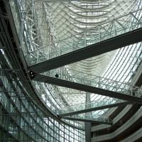 Tokyo International Forum - Interior: Glass Hall, Upper Levels