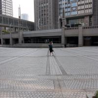 Tokyo Metropolitan Government Building (Tokyo City Hall) - Exterior: Citizens Plaza and Building No. 1.
