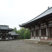 Toshodaiji - Kondo (Golden Hall, Main Hall), Koro (Drum House) and Raido (Whorship Hall)/Higashimuro (Eastern Preist's Quarters)