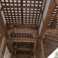 Toshodaiji - Kondo (Golden Hall, Main Hall), Exterior: Ceiling, Columns and Bracketing