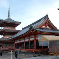 Kiyomizudera - Three-Storey Pagoda and Kyodo (Hall of Writings), Exterior