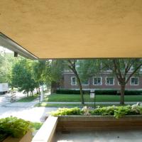 Frederick C. Robie House - Exterior: View from porch