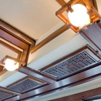 Frederick C. Robie House - Interior: Living room ceiling