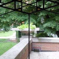 Frederick C. Robie House - Interior: View to porch from living room