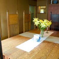 Frank Lloyd Wright Home and Studio - Interior: Dining room table