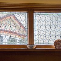Frank Lloyd Wright Home and Studio - Interior: Dining room window