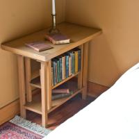 Frank Lloyd Wright Home and Studio - Interior: Master bedroom, bedside table