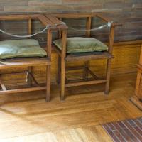 Frank Lloyd Wright Home and Studio - Interior: Playroom chairs