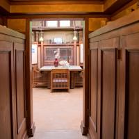 Frank Lloyd Wright Home and Studio - Interior: Passage from reception to library