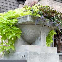 Frank Lloyd Wright Home and Studio - Exterior planter