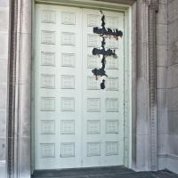 Museum of Science and Industry - Exterior: West entrance door