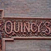 Rookery (The) - Exterior: Detail of Quincy Street relief on southwest corner
