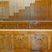 James Charnley House - Interior: Second floor staircase screen