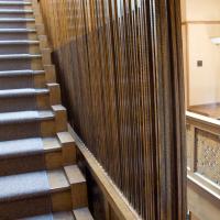 James Charnley House - Interior: Second floor staircase detail