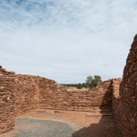 Mission San Gregorio de Abo  - Exterior: Walls of Church Ruins 