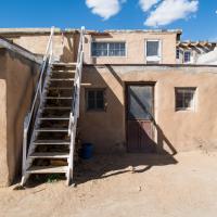 Acoma Pueblo  - Exterior: Modern Staircase Leading to the Second Story Entrance of Kiva 