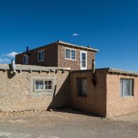 Acoma Pueblo  - Exterior: Two-Story Brick House 