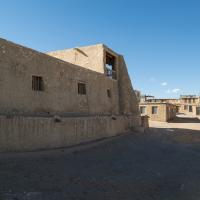 Acoma Pueblo  - Exterior: Mission San Esteban Rey, East Facade of Convent 