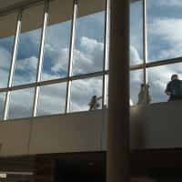 Albuquerque Museum  - Interior: Windows to Viewing Deck 