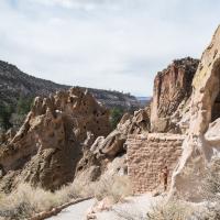 Bandelier National Monument  - Exterior: Talus House and Cliffs 