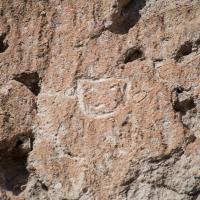 Bandelier National Monument  - Detail: Petroglyph 