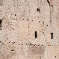 Bandelier National Monument  - Detail: Cliff Wall of Long House 
