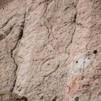 Bandelier National Monument  - Detail: Petroglyphs 
