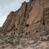 Bandelier National Monument  - Exterior: Cliff Walls of Long House 