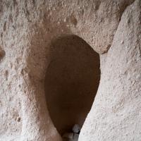 Bandelier National Monument  - Detail: Cave Dwelling by Alcove House 