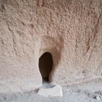 Bandelier National Monument  - Detail: Cave in Cliff Wall by Alcove House 