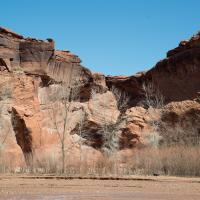Canyon de Chelly National Monument  - Cliff Wall 