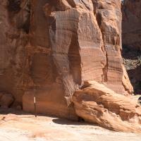 Canyon de Chelly National Monument  - Antelope Hunt Petroglyphs 
