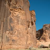 Canyon de Chelly National Monument  - Rock Formation in Canyon 