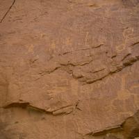 Chaco Canyon  - Una Vida Petroglyphs 