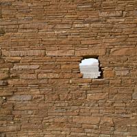 Chaco Canyon  - Una Vida: Wall of Great House 