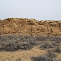 Chaco Canyon  - Chetro Ketl:Chetro Ketl: View from South 
