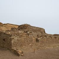 Chaco Canyon  - Chetro Ketl: Colonnade Wall 