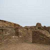 Chaco Canyon  - Chetro Ketl: Colonnade Wall 