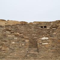 Chaco Canyon  - Chetro Ketl: Core and Veneer Walls in Central Wing 