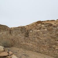 Chaco Canyon  - Chetro Ketl: Wall Fragments in Central Wing 