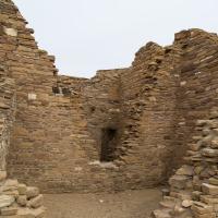 Chaco Canyon  - Chetro Ketl: Interior Walls in Central Wing 