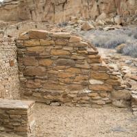 Chaco Canyon  - Chetro Ketl: Wall of Great Kiva 