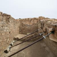 Chaco Canyon  - Chetro Ketl: Interior Walls of Central Wing of Great House 
