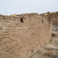 Chaco Canyon  - Chetro Ketl: Walls of Central Wing of Great House 