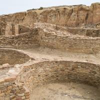 Chaco Canyon  - Chetro Ketl: Kivas A-F in Eastern Wing 