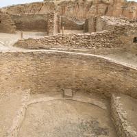 Chaco Canyon  - Chetro Ketl: Kivas A-F in Eastern Wing 